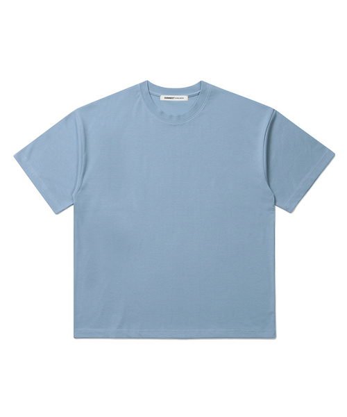 CONNECT KINLOCH(コネクトキンロック)の「スーピマコットンオーバーサイズTシャツ (11カラー)(Tシャツ/カットソー・メンズ・ブラック/ネイビー/チャコール/グレー/ライトグレー/ブラウン/ピンク/ライトブルー/ベージュ/イエロー/ホワイト・MEDIUM/LARGE/X-LARGE)」の8枚目の写真