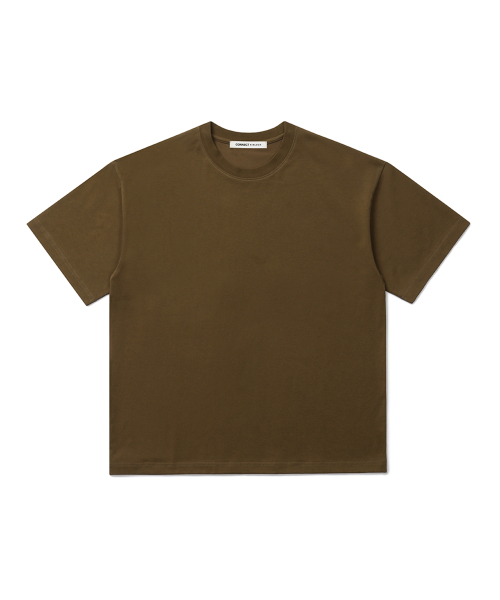 CONNECT KINLOCH(コネクトキンロック)の「スーピマコットンオーバーサイズTシャツ (11カラー)(Tシャツ/カットソー・メンズ・ブラック/ネイビー/チャコール/グレー/ライトグレー/ブラウン/ピンク/ライトブルー/ベージュ/イエロー/ホワイト・MEDIUM/LARGE/X-LARGE)」の16枚目の写真
