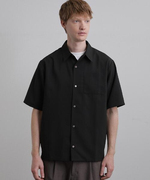 tk.TAKEO KIKUCHI(ティーケータケオキクチ)の「AIRY DRYレギュラーカラーシャツ/吸水速乾/UVカット/マシーンウォッシャブル/洗濯可/イージーケア(シャツ/ブラウス・メンズ・ブラック/ベージュ/チャコールグレー・03/02/01)」の14枚目の写真
