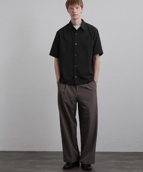 tk.TAKEO KIKUCHI(ティーケータケオキクチ)の「AIRY DRYレギュラーカラーシャツ/吸水速乾/UVカット/マシーンウォッシャブル/洗濯可/イージーケア(シャツ/ブラウス・メンズ・ブラック/ベージュ/チャコールグレー・03/02/01)」の16枚目の写真