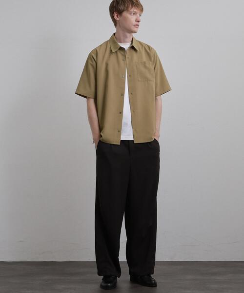 tk.TAKEO KIKUCHI(ティーケータケオキクチ)の「AIRY DRYレギュラーカラーシャツ/吸水速乾/UVカット/マシーンウォッシャブル/洗濯可/イージーケア(シャツ/ブラウス・メンズ・ブラック/ベージュ/チャコールグレー・03/02/01)」の22枚目の写真