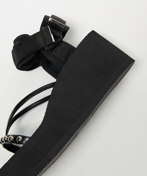 SY UNITED ARROWS(シーユナイテッドアローズ)の「<SY> ベルクロスタッズ サンダル70↑(サンダル・レディース・シルバー/ブラック・22.5cm/23.5cm/24.5cm/25.5cm)」の13枚目の写真