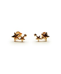 CARROLL キャロル ダブルスターデザインキャッチピアス