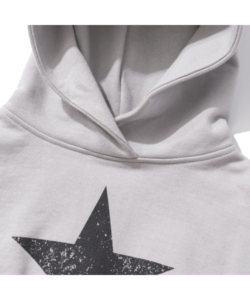EXTRAORDINARY（エクストラオーディナリー）の「W STARLIGHT CROP HOODIE L/GREY（パーカー・レディース・その他・F）」の3枚目の写真