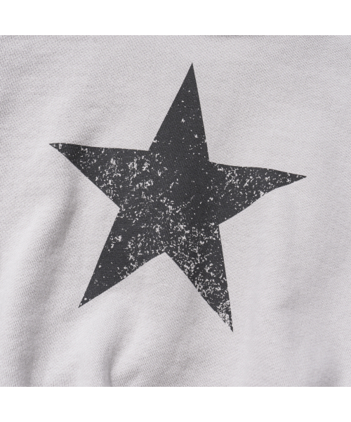 EXTRAORDINARY（エクストラオーディナリー）の「W STARLIGHT CROP HOODIE L/GREY（パーカー・レディース・その他・F）」の4枚目の写真