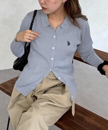 U.S. POLO ASSN. | シアーリブカーディガン(カーディガン/ボレロ)