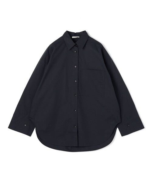 BY MALENE BIRGER(バイマレーネビルガー)の「BY MALENE BIRGER DERRIS コットンシャツ(シャツ/ブラウス・レディース・ネイビー・34)」の1枚目の写真