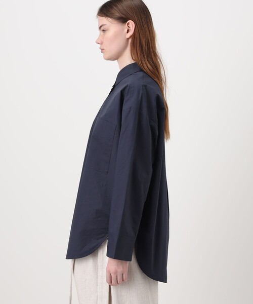 BY MALENE BIRGER(バイマレーネビルガー)の「BY MALENE BIRGER DERRIS コットンシャツ(シャツ/ブラウス・レディース・ネイビー・34)」の6枚目の写真