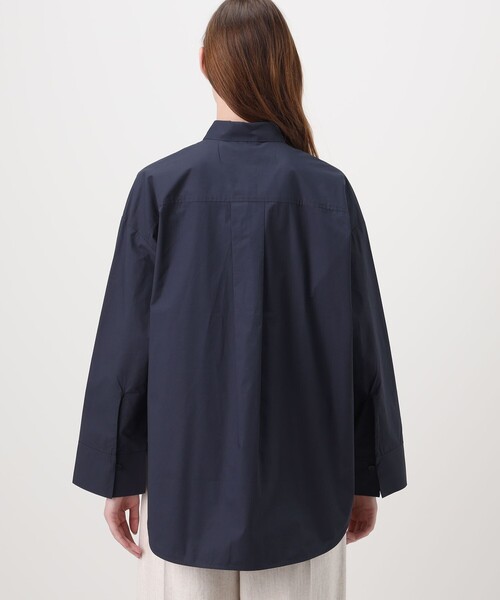 BY MALENE BIRGER(バイマレーネビルガー)の「BY MALENE BIRGER DERRIS コットンシャツ(シャツ/ブラウス・レディース・ネイビー・34)」の7枚目の写真
