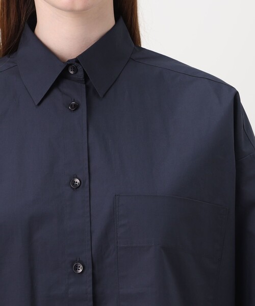 BY MALENE BIRGER(バイマレーネビルガー)の「BY MALENE BIRGER DERRIS コットンシャツ(シャツ/ブラウス・レディース・ネイビー・34)」の8枚目の写真