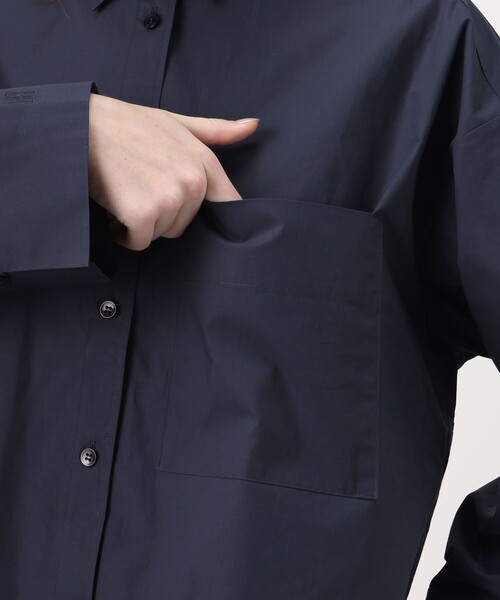 BY MALENE BIRGER(バイマレーネビルガー)の「BY MALENE BIRGER DERRIS コットンシャツ(シャツ/ブラウス・レディース・ネイビー・34)」の10枚目の写真