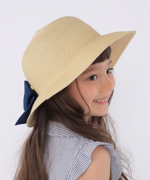 SHIPS(シップス)の「SHIPS KIDS:〈洗濯機可能〉リボン ブレードハット(ハット・キッズ・ナチュラル・MEDIUM/SMALL/LARGE)」の14枚目の写真