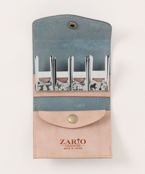 ZARIO-grandee-(ザリオ)の「栃木レザーホワイトワックスコインケース(コインケース・メンズ・ネイビー/ブルー系その他/ブラウン/グリーン/キャメル/ブラック・ONE SIZE)」の12枚目の写真