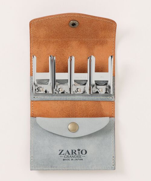 ZARIO-grandee-(ザリオ)の「栃木レザーホワイトワックスコインケース(コインケース・メンズ・ネイビー/ブルー系その他/ブラウン/グリーン/キャメル/ブラック・ONE SIZE)」の14枚目の写真