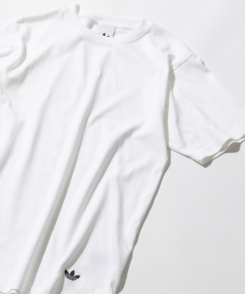 adidas(アディダス)の「【adidas】JP MFY SSL T/ジャパン メイドフォーユー 半袖Tシャツ(Tシャツ/カットソー・メンズ・ホワイト/ブラック・XS/XL/L/M/S)」の1枚目の写真