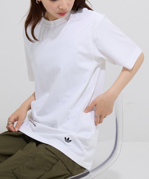 adidas(アディダス)の「【adidas】JP MFY SSL T/ジャパン メイドフォーユー 半袖Tシャツ(Tシャツ/カットソー・メンズ・ホワイト/ブラック・XS/XL/L/M/S)」の8枚目の写真