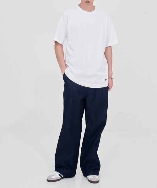 adidas(アディダス)の「【adidas】JP MFY SSL T/ジャパン メイドフォーユー 半袖Tシャツ(Tシャツ/カットソー・メンズ・ホワイト/ブラック・XS/XL/L/M/S)」の6枚目の写真