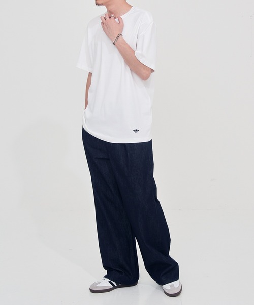 adidas(アディダス)の「【adidas】JP MFY SSL T/ジャパン メイドフォーユー 半袖Tシャツ(Tシャツ/カットソー・メンズ・ホワイト/ブラック・XS/XL/L/M/S)」の7枚目の写真