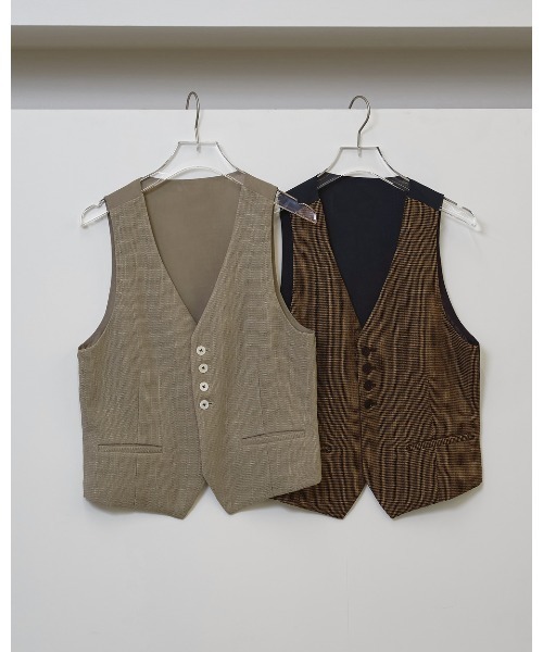 TODAYFUL（トゥデイフル）の「Tweedy Compact Vest（ベスト・レディース・ブラウン/セージグリーン・FREE）」の8枚目の写真