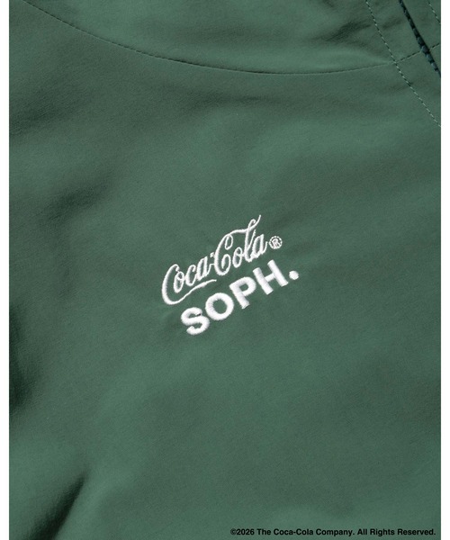 F.C.Real Bristol(エフシーレアルブリストル)の「Coca-Cola BIG LOGO WARM-UP JACKET(ナイロンジャケット・メンズ・グリーン/ネイビー/ブラック・X-LARGE/LARGE/MEDIUM/SMALL/XX-LARGE)」の8枚目の写真