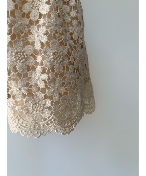 miies miim(ミーエスミーム)の「floral lace shorts(その他パンツ・レディース・アイボリー・FREE)」の7枚目の写真