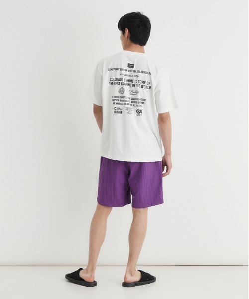 CAMP7（キャンプセブン）の「CAMP7(キャンプ7)ＯｎｅＯｃｅａｎ半袖Ｔシャツ（Tシャツ/カットソー・メンズ・ホワイト/ベージュ/ブラック・S/M/XL/L）」の8枚目の写真
