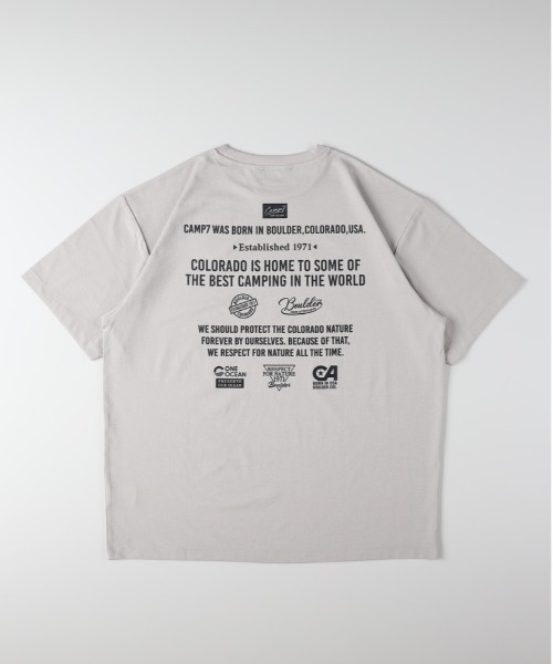 CAMP7（キャンプセブン）の「CAMP7(キャンプ7)ＯｎｅＯｃｅａｎ半袖Ｔシャツ（Tシャツ/カットソー・メンズ・ホワイト/ベージュ/ブラック・S/M/XL/L）」の11枚目の写真