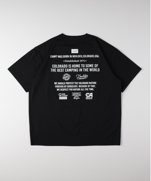 CAMP7（キャンプセブン）の「CAMP7(キャンプ7)ＯｎｅＯｃｅａｎ半袖Ｔシャツ（Tシャツ/カットソー・メンズ・ホワイト/ベージュ/ブラック・S/M/XL/L）」の18枚目の写真