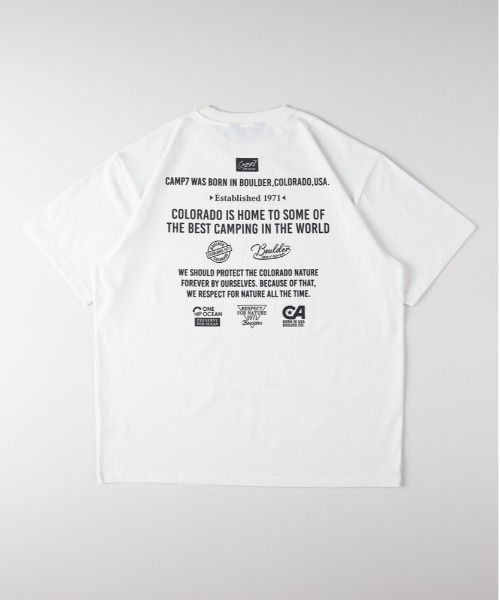 CAMP7（キャンプセブン）の「CAMP7(キャンプ7)ＯｎｅＯｃｅａｎ半袖Ｔシャツ（Tシャツ/カットソー・メンズ・ホワイト/ベージュ/ブラック・S/M/XL/L）」の20枚目の写真