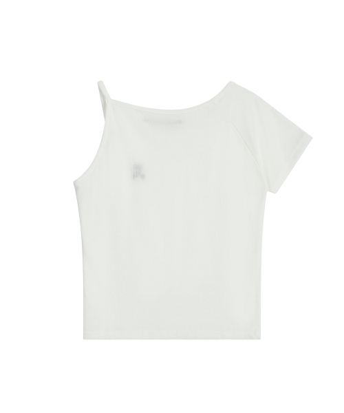 Rest&Recreation(レストアンドレクリエーション)の「UNBALANCED KNIT TOP - IVORY(Tシャツ/カットソー・レディース・その他・ONE)」の2枚目の写真