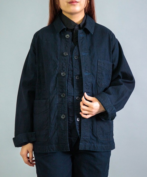 OMNIGOD womens / オムニゴッド] インディゴダック フレンチワーク