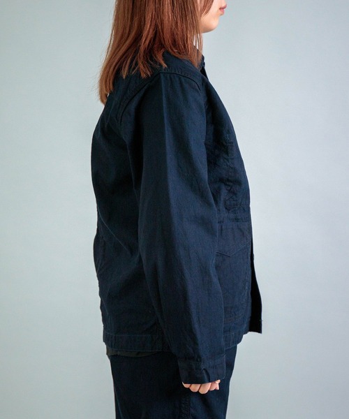 OMNIGOD womens / オムニゴッド] インディゴダック フレンチワーク