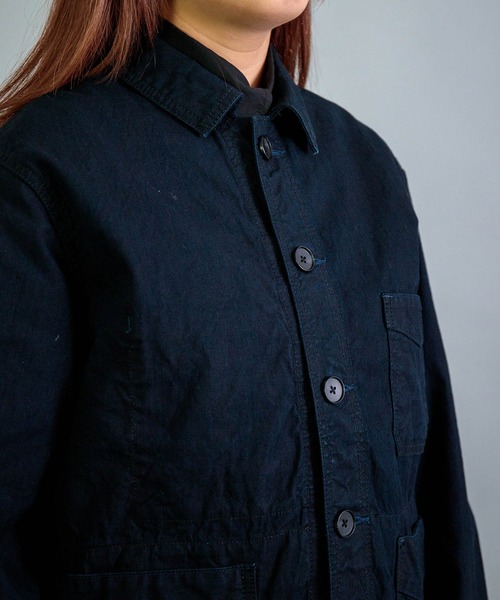 OMNIGOD womens / オムニゴッド] インディゴダック フレンチワーク