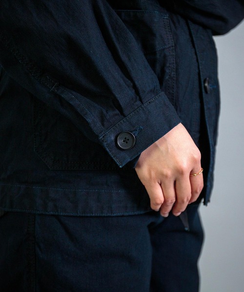 OMNIGOD womens / オムニゴッド] インディゴダック フレンチワーク