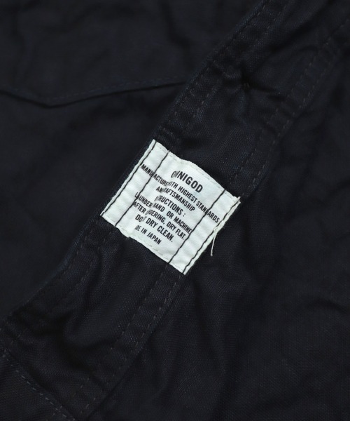 OMNIGOD womens / オムニゴッド] インディゴダック フレンチワーク