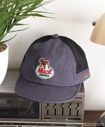 MACK TRUCKS（マックトラックス）の「MACK TRUCKS MESH CAP 2　ブルドック 短いツバ 折りたためる（キャップ）」