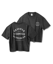 ガーメンツセミクロップ半袖Tシャツ - チャコール