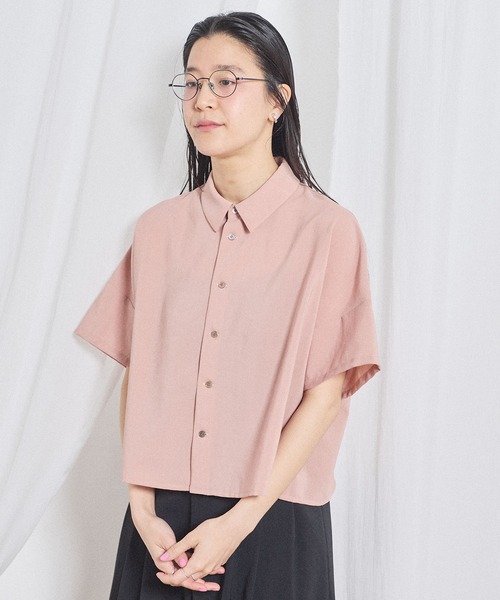 fig London(フィグロンドン)の「Teddy shirt(シャツ/ブラウス・レディース・ピンク/チェック/グレー・FREE)」の17枚目の写真