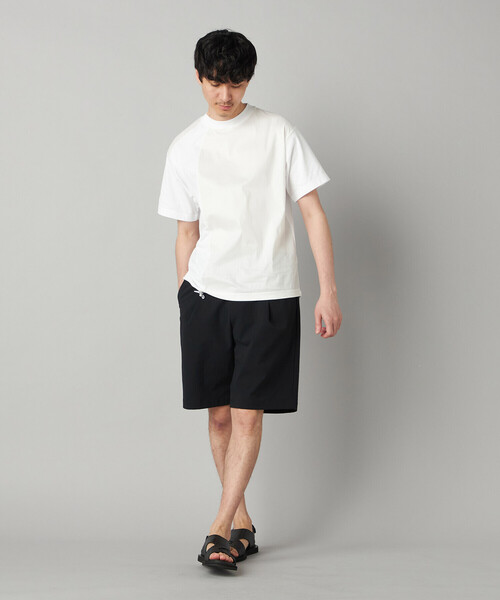COMME CA MEN(コムサメン)の「ドビーワッフル ハーフパンツ(その他パンツ・メンズ・ブラック/チャコールグレー・L/M)」の3枚目の写真
