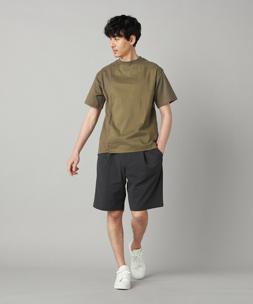 COMME CA MEN(コムサメン)の「ドビーワッフル ハーフパンツ(その他パンツ・メンズ・ブラック/チャコールグレー・L/M)」の9枚目の写真