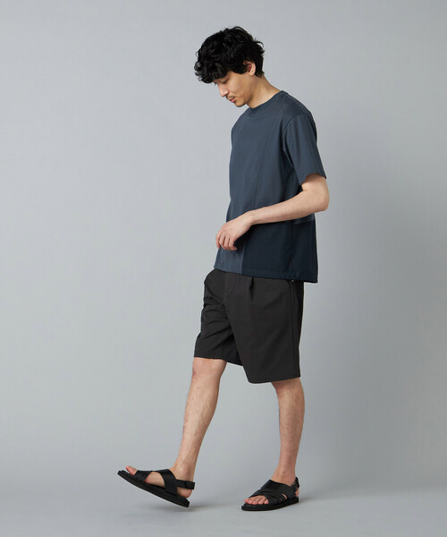 COMME CA MEN(コムサメン)の「ドビーワッフル ハーフパンツ(その他パンツ・メンズ・ブラック/チャコールグレー・L/M)」の11枚目の写真