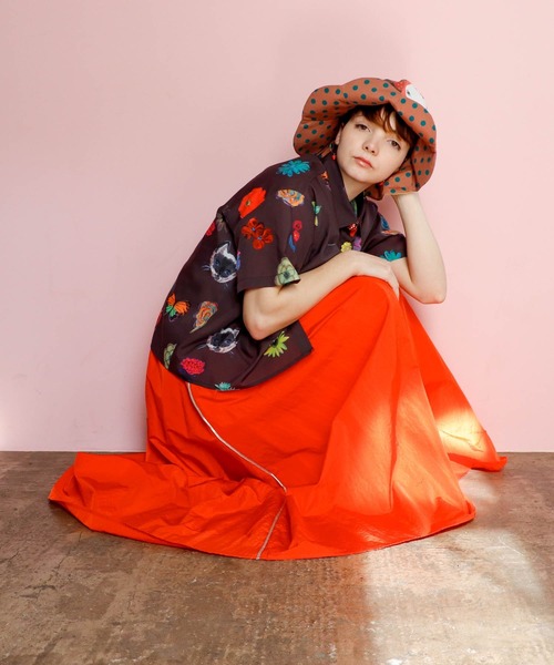 Three Four Time(スリーフォータイム)の「【ばら色の帽子】ばら色×Three Four Time コラボプリントシャツ(シャツ/ブラウス・レディース・ブラック系その他・FREE)」の7枚目の写真
