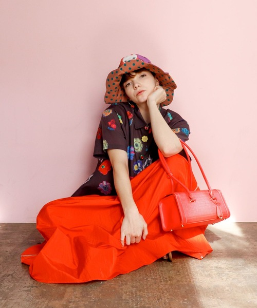 Three Four Time(スリーフォータイム)の「【ばら色の帽子】ばら色×Three Four Time コラボプリントシャツ(シャツ/ブラウス・レディース・ブラック系その他・FREE)」の8枚目の写真