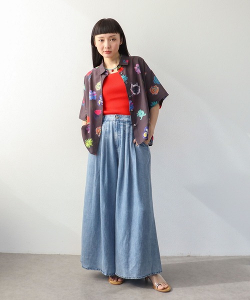 Three Four Time(スリーフォータイム)の「【ばら色の帽子】ばら色×Three Four Time コラボプリントシャツ(シャツ/ブラウス・レディース・ブラック系その他・FREE)」の17枚目の写真