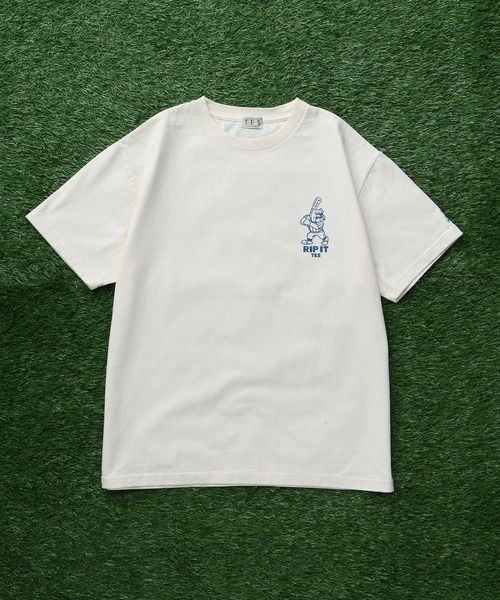 The Endless Summer（エンドレスサマー）の「TES SURF PRO.BALL ROOKIE T-SHIRT / Tシャツ（Tシャツ/カットソー・メンズ・アイボリー/ホワイト/グリーン系その他3・SMALL/MEDIUM/LARGE/X-LARGE）」の15枚目の写真