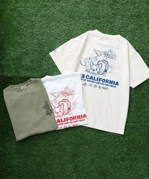 The Endless Summer（エンドレスサマー）の「TES SURF PRO.BALL ROOKIE T-SHIRT / Tシャツ（Tシャツ/カットソー・メンズ・アイボリー/ホワイト/グリーン系その他3・SMALL/MEDIUM/LARGE/X-LARGE）」の7枚目の写真