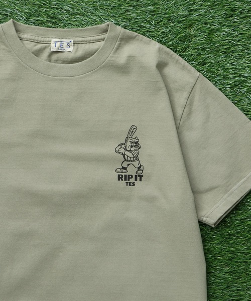 The Endless Summer（エンドレスサマー）の「TES SURF PRO.BALL ROOKIE T-SHIRT / Tシャツ（Tシャツ/カットソー・メンズ・アイボリー/ホワイト/グリーン系その他3・SMALL/MEDIUM/LARGE/X-LARGE）」の5枚目の写真