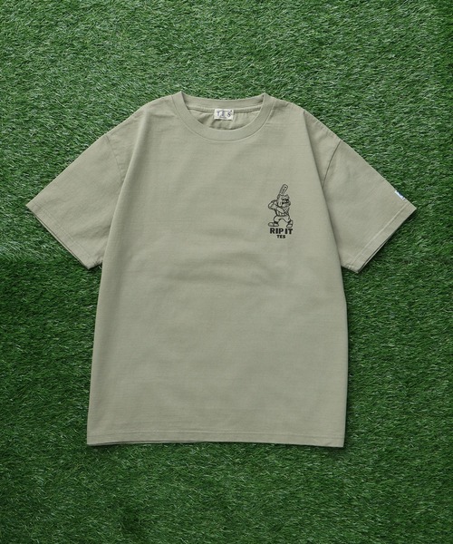 The Endless Summer（エンドレスサマー）の「TES SURF PRO.BALL ROOKIE T-SHIRT / Tシャツ（Tシャツ/カットソー・メンズ・アイボリー/ホワイト/グリーン系その他3・SMALL/MEDIUM/LARGE/X-LARGE）」の6枚目の写真
