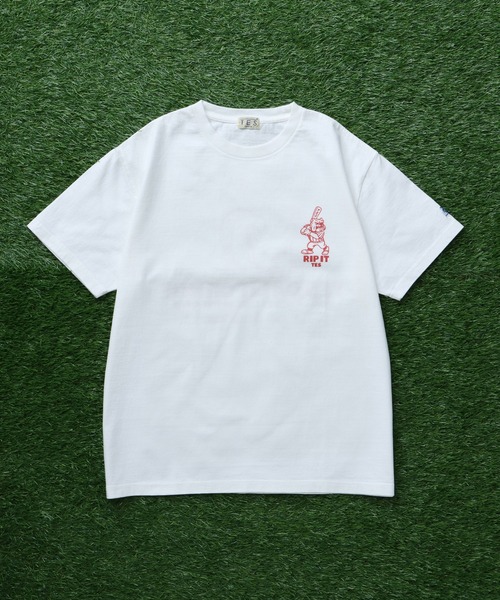 The Endless Summer（エンドレスサマー）の「TES SURF PRO.BALL ROOKIE T-SHIRT / Tシャツ（Tシャツ/カットソー・メンズ・アイボリー/ホワイト/グリーン系その他3・SMALL/MEDIUM/LARGE/X-LARGE）」の11枚目の写真