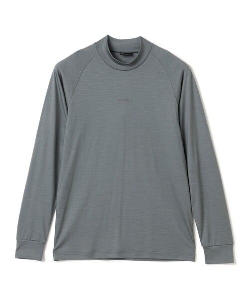 BEAMS GOLF(ビームスゴルフ)の「【別注】Marmot / メリノウール ロングスリーブ モックネックシャツ(Tシャツ/カットソー・メンズ・チャコールグレー/ブラック・M/S/L/XL)」の9枚目の写真